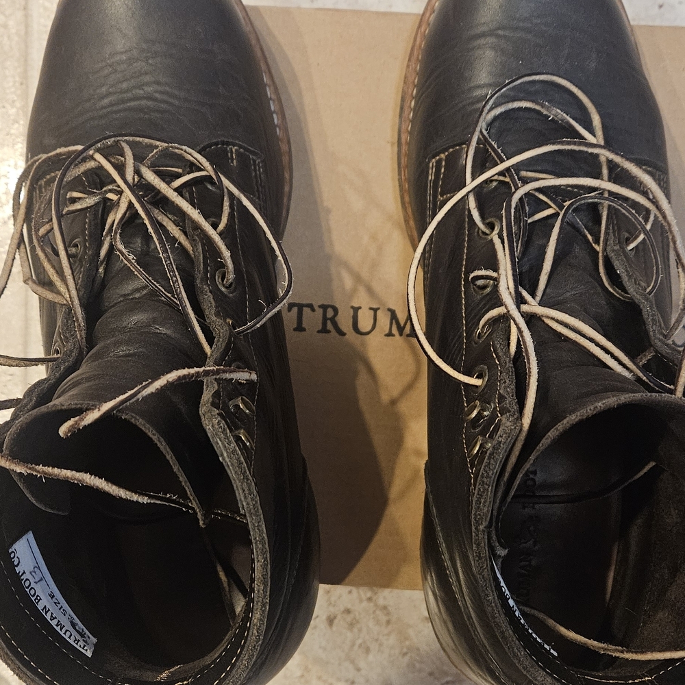Truman Men's Brown Leather Boots - Picture 9 of 17